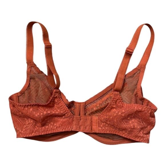 Simone Perele Comete Molded Full Cup Texas Pink Lace Bra $120 34D - Picture 7 of 7